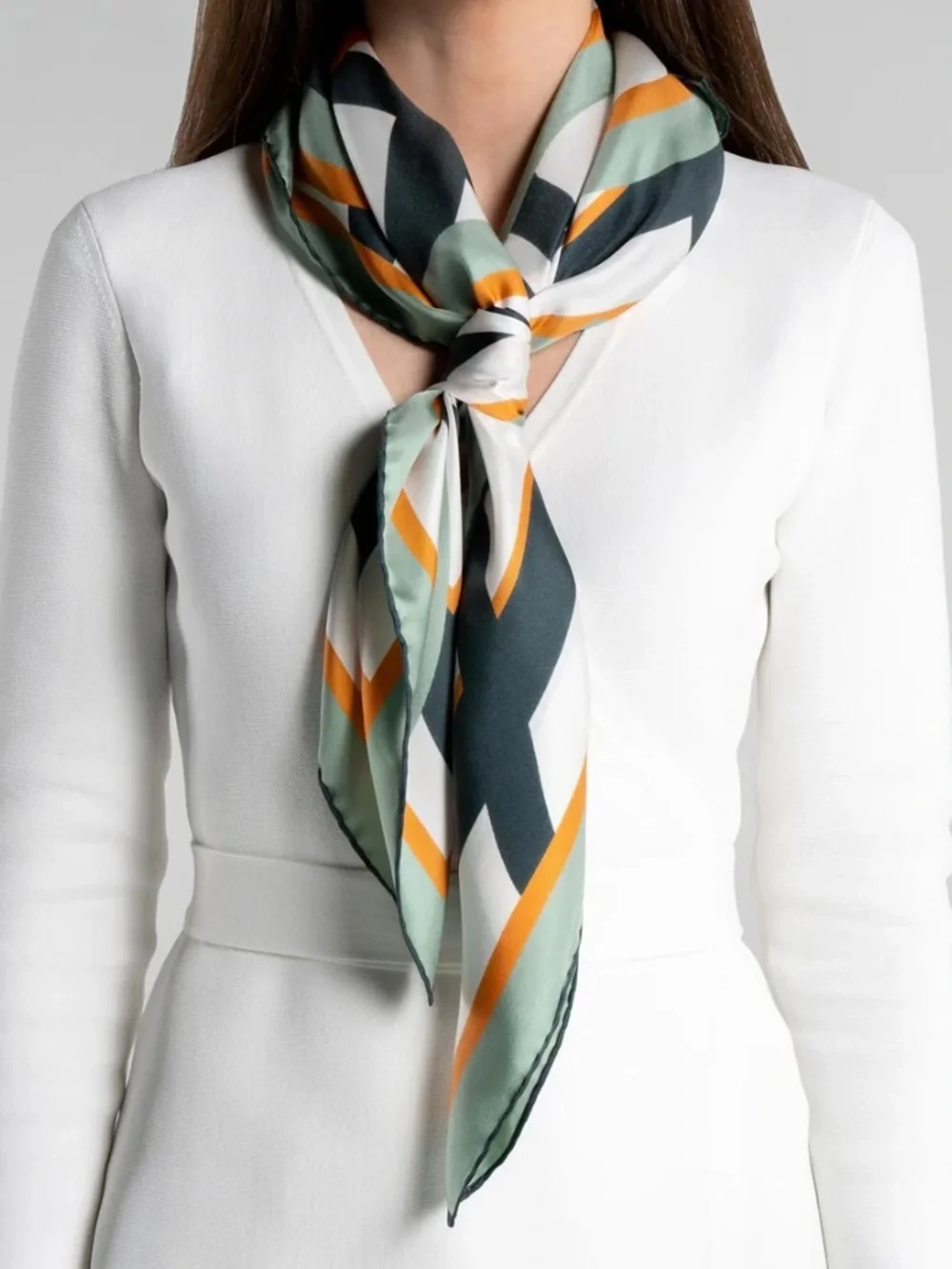 NWT. SESAM THE MODERNIST SILK SCARF